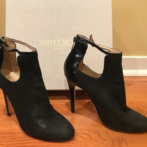 Jimmy Choo Cutout Booties - Picture 3 of 8